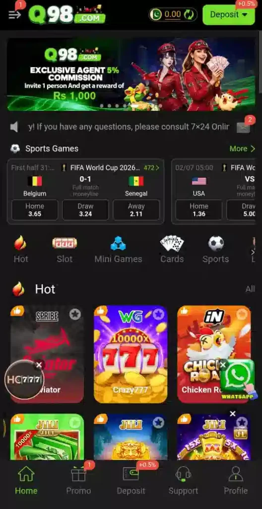 Q98 Game Download